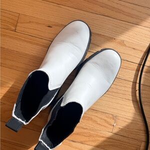 UGG White Lug Sole Boots